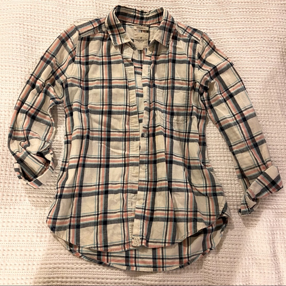 American Eagle Boyfriend fit Flannel